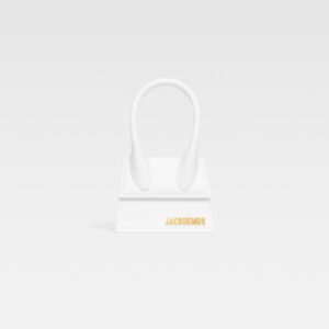 High Material Quality FAST SHIPPING ( 4 – 7 WORKING DAYS )                      $30.00  EXPEDITED SHIPPING( 7 – 10 WORKING DAYS )            $20.00 jacquemus Signature leather mini White handbag.